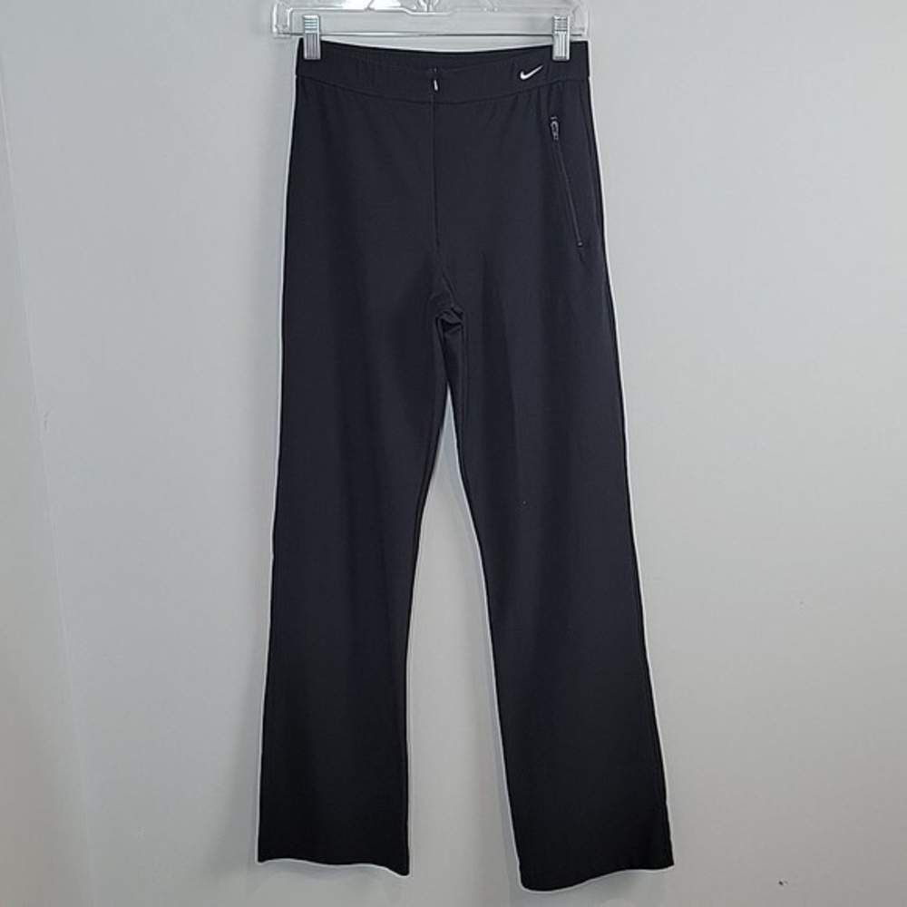 (3 for 25!) 
Nike zip front straight leg yoga pant, side zip pocket, Medium